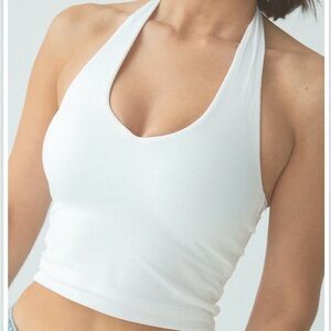Klassy Network Size Small White Halter
